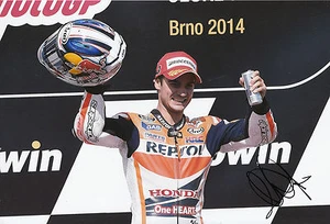 Dani Pedrosa Hand Signed Repsol Honda 12x8 Photo 2014 MotoGP. - Picture 1 of 1