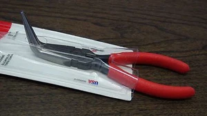 Crescent Bent Curved Needle Nose Plier 6" # 8886CV made in USA New - Picture 1 of 8