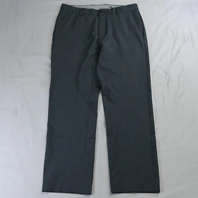 Pantalones de vestir rectos Greg Norman 34 x 30 gris jaspeado tecnología absorbente elásticos Foto 1 de 4