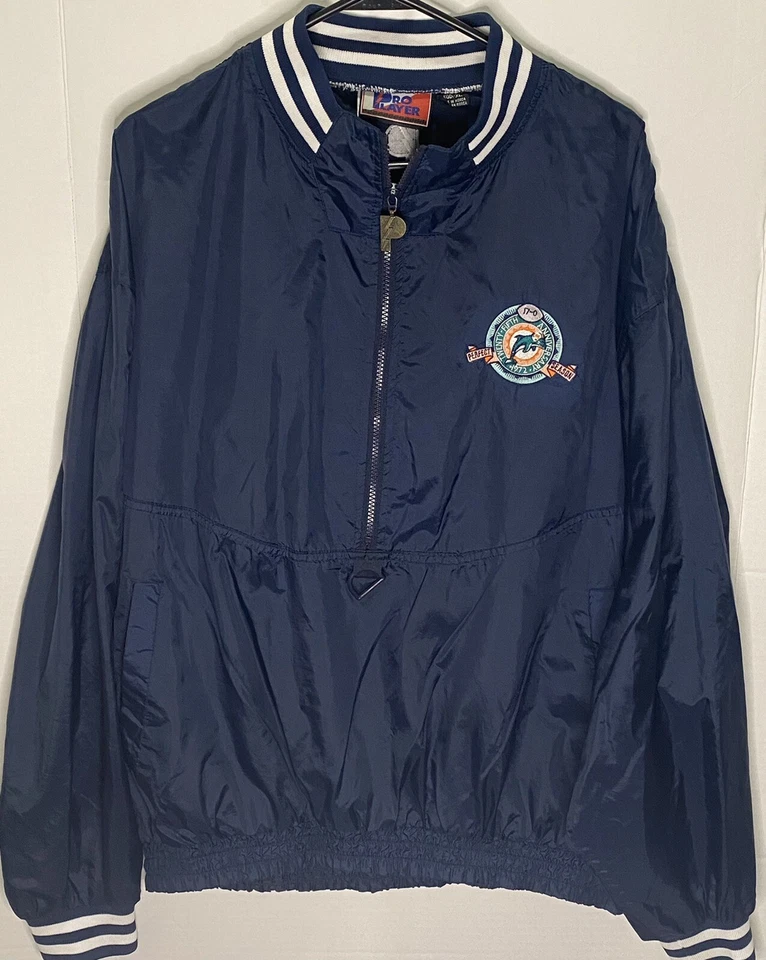 1997 Pro Player Jacket Men Size XL 1972 Miami Dolphins Perfect Season Coat - Image 1 of 4
