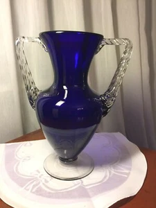 Morgantown Cobalt Blue 10" Electra Vase - Picture 1 of 7