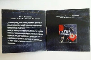 PAUL PERSONNE (titre THIEFAINE) : BEAUTE DU BLUES ♦ X-RARE CD Single Promo ♦ - Picture 1 of 3