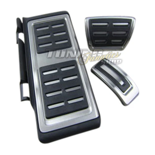 Original Pedale Pedalkappen + Fußstütze Schwarz DSG Automatik SET Seat Skoda - Bild 1 von 1