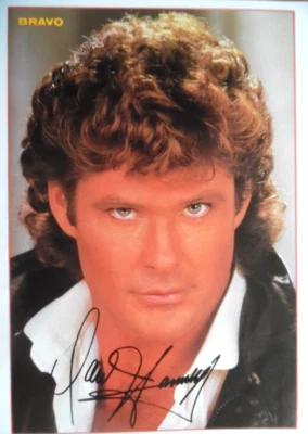 DAVID HASSELHOFF --- BRAVO - Autogrammkarte 243 - Bild 1 von 2