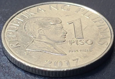 2017 PHILIPPINES 1 PISO KM# 269a US SELLER COMBINED SHIPPING REFUND - Image 1 of 2