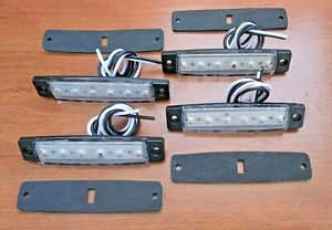 4 Large Super Bright BBT 12 volt Marine Grade White LED Courtesy Lights - Picture 1 of 5