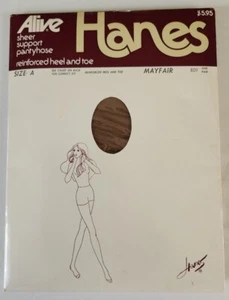 Hanes Alive Sheer Support Size A Style 809 Mayfair NEW - Picture 1 of 2