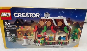 Nuevo Lego Creator Navidad Invierno Mercado Puesto 40602 Caja Sellada - Imagen 1 de 4