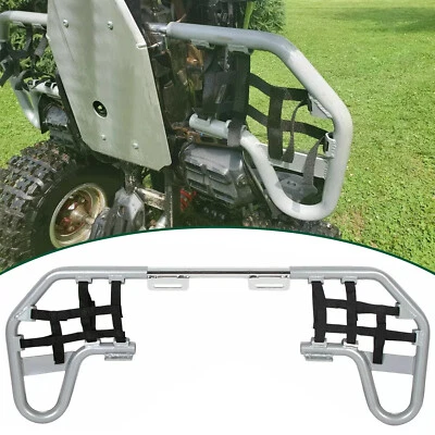 Par de barras Nerf barra plateada redes negras aluminio para Honda TRX 250EX 250X 01-24 Foto 1 de 4