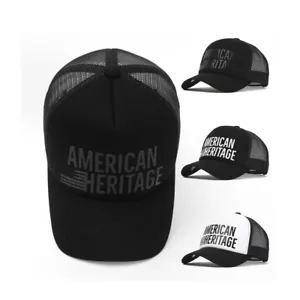 Gorra de béisbol unisex para hombre y mujer aleta American Heritage malla gorra de camionero sombreros M L - Imagen 1 de 9