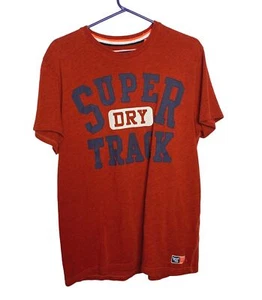 Camiseta SuperDry Hombre Roja y Azul Marino Talla Grande - Imagen 1 de 4