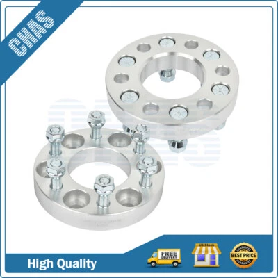 (2) 6x4.5 Wheel Spacers 1" For 1991-2004 Dodge Dakota 1997-2003 Durango 1/2"x20 - Image 1 of 4