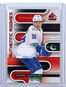 2022-23 SP Game Used Red Authentic Rookies Jersey Andrei Kuzmenko #202 - Picture 1 of 2