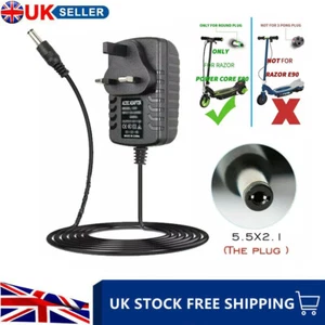 12V Battery Charger For Razor Power Core E90 / EPunk XLR8R Electric Scooter New - Picture 1 of 6
