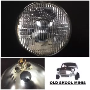 CLASSIC MINI 7″ SEALED BEAM HEADLAMP LIGHT UNIT RHD 13H3471A 1959-90 SINGLE 6A3 - Picture 1 of 1