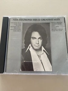 NEIL DIAMOND - HIS 12 GREATEST HITS - CD - LIKE NEW - BACK OF BOOKLET MARKED - Bild 1 von 2