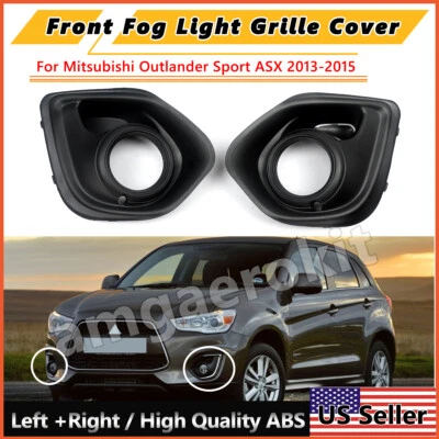 For Mitsubishi Outlander Sport RVR ASX Fog Light Cover 2013-2015 Left Right DOT - Image 1 of 4