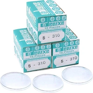 30 Plastic Watch Crystals Watchmakers Dome Parts 31mm - Picture 1 of 1