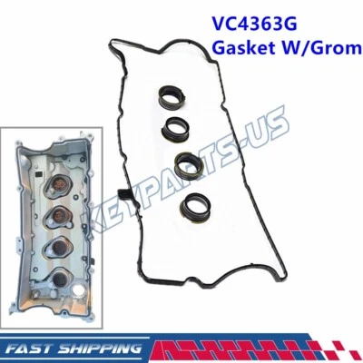 VC4363G Valve Cover Gasket W/Grom for Fiat 1.4L L4 SOHC 16v 2014-2016 - Image 1 of 4