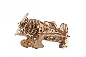 Mad Hornet Airplane - Mechanical 3D Models Wooden Puzzle by UGEARS - Picture 1 of 10