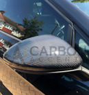Volkswagen Vw Golf Carbon Fibre Fibre Wing Mirrors Mk7 Mk7.5 Tsi Tdi Gti Gtd R