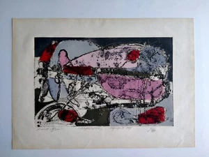 Volpini Renato. Acquaforte cm.50x70 copia:11/50. Edizioni Il Cervo, 1959 - Foto 1 di 6