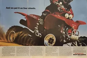 1998 Honda Four Trax 400EX 4 Wheeler ATV 2pg Print Ad - Picture 1 of 1