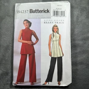 Butterick B4237 Ellen Tracy Sewing Pattern Tunic Top Pants Sz 18-22 Y2K - Picture 1 of 8