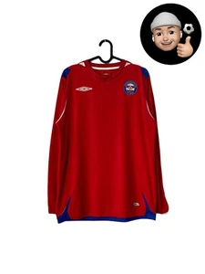 2008 2009 FC Brno Czech Republic Umbro Retro Vintage Home Long Kit Soccer Jersey - Picture 1 of 6