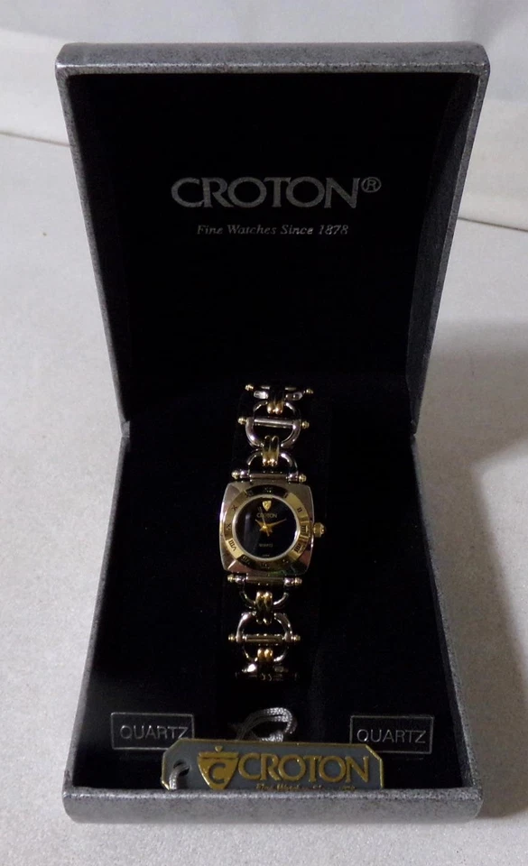 Reloj pulsera de eslabones informal de vestido Croton para dama en caja Foto 1 de 1