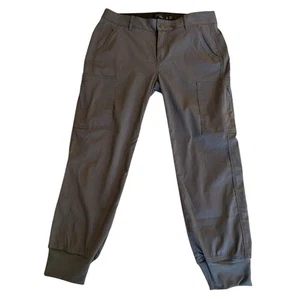 Prana Women's Gray Cargo Jogger Pants Size 10 Outdoor Activewear - Picture 1 of 9
