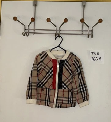 贝尔卡尼 (Bèi ěr kǎ ni Marca Niños Chaqueta Ligera Talla 5 Tostada Con Rayas Foto 1 de 4