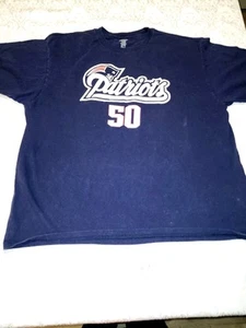 Vintage New England Patriots Mike Vrabel Graphic Tee Shirt Mens Size 2XL XXL - Picture 1 of 5