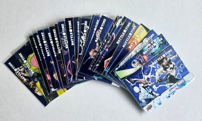 2024 Upper Deck Women of Marvel Battle Time Light FX Blue 25-Card Set - Image 1 of 4
