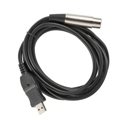 3M USB Male to XLR Female Microphone Link Cable For PS2/PS3/WII/XBOX hosts - Image 1 of 4
