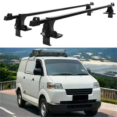 54" Roof Rack Cross Bar Luggage Carrier &Lock Aluminum For Suzuki APV 2005-2021 - image 1 of 4