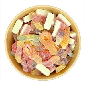 Lollypop Lane Fizzy Mix Pick n Mix Bowl 500g - Picture 1 of 6