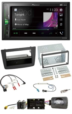 Pioneer 2DIN Lenkrad DAB USB Bluetooth Autoradio für Alfa Mito 14-18 schwarz - Bild 1 von 4