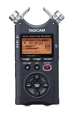 TASCAM 24bit/96kHz compatible linear PCM recorder DR-40VERSION2 - Image 1 of 4
