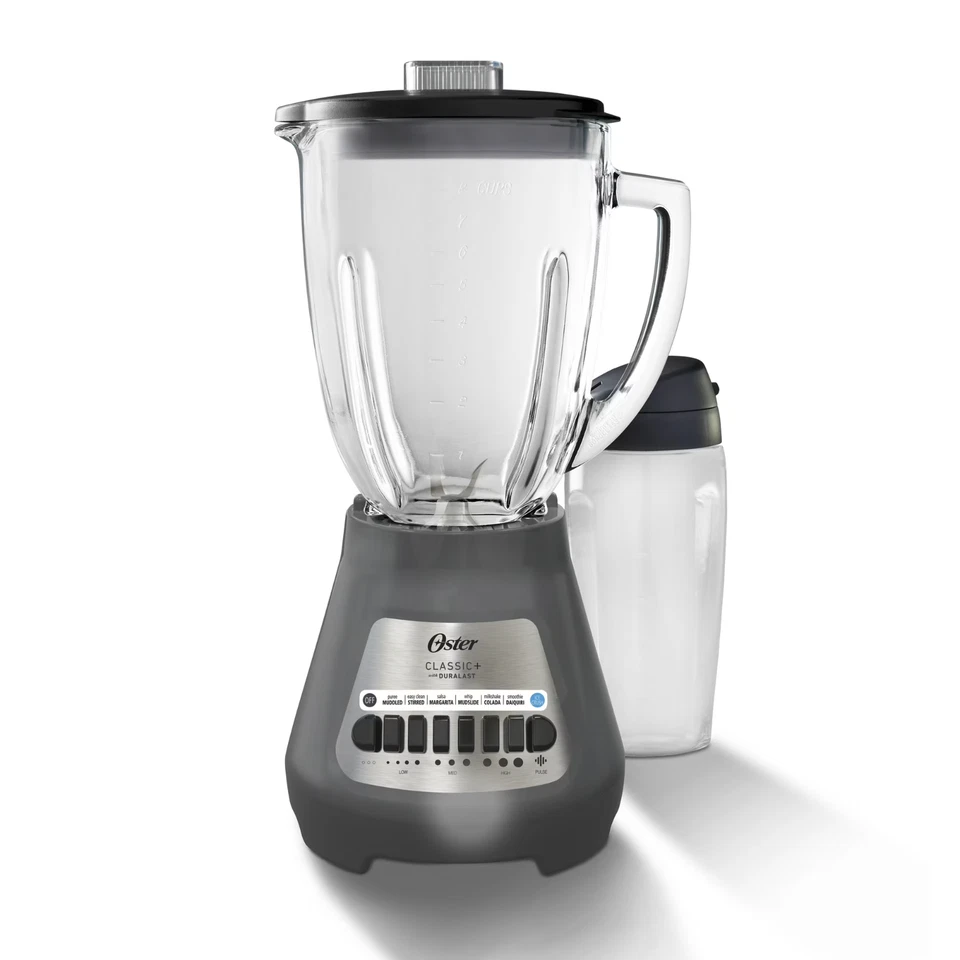 Oster Party Blender XL, 8-Cup Glass Jar Blender with 20oz Blend-N-Go Cup,8 Speed - Image 1 of 4