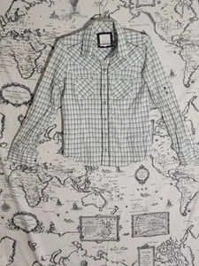 Camicia western donna a quadri Heritage 1981 bottoni davanti tasche a scatto taglia M - Foto 1 di 12