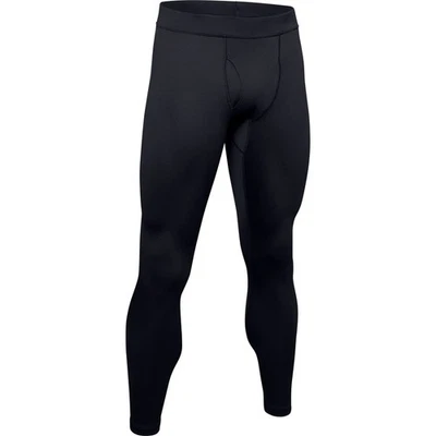Under Armour 1343246 Men's Black UA ColdGear Base 3.0 Baselayer Leggings, Small - Image 1 of 4