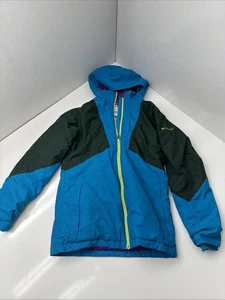 Columbia Size L 100% Nylon Full Zip Powder Skirt Snowboard Jacket 749 - Mint - Picture 1 of 9