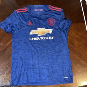 Mens Adidas Manchester United Chevrolet THE RED DEVIL M Soccer Climacool Shirt - Picture 1 of 3
