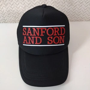 Truckermütze Sanford and Son schwarz Druckknopflasche Siebdruck TV Sitcom Kappe - Bild 1 von 10