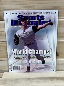 2001 Sports Illustrated Commemorative Issue World Champs Signed Luis Gonzalez +1 - Picture 1 of 14