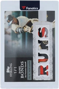 Barry Bonds San Francisco Giants 2007 Topps Sterling Runs #4SS-28 #1/1 Card - Picture 1 of 4