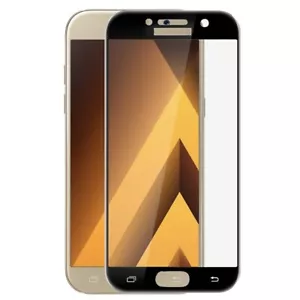 TEMPERED GLASS FULL COVERAGE CURVED SCREEN PROTECTOR For SAMSUNG GALAXY A5 2017 - Picture 1 of 12