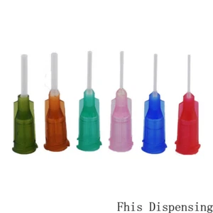 Glue Dispensing Needle 14G~25G PP Flexible Needle 12.7mm 0.5" Pack of 100 - Picture 1 of 7