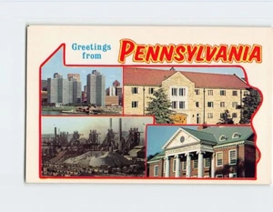 Postcard Greetings from Pennsylvania USA - Picture 1 of 2